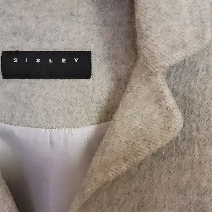 [BUNJANG] SISLEY Grey Long Coat / SISLEY |  그레이 모직 롱코트 55 | (모81알파카19)