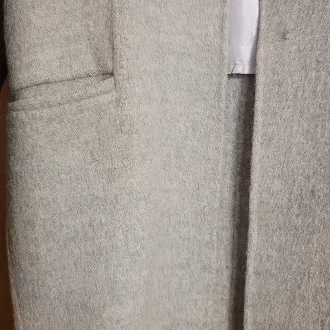 [BUNJANG] SISLEY Grey Long Coat / SISLEY |  그레이 모직 롱코트 55 | (모81알파카19)