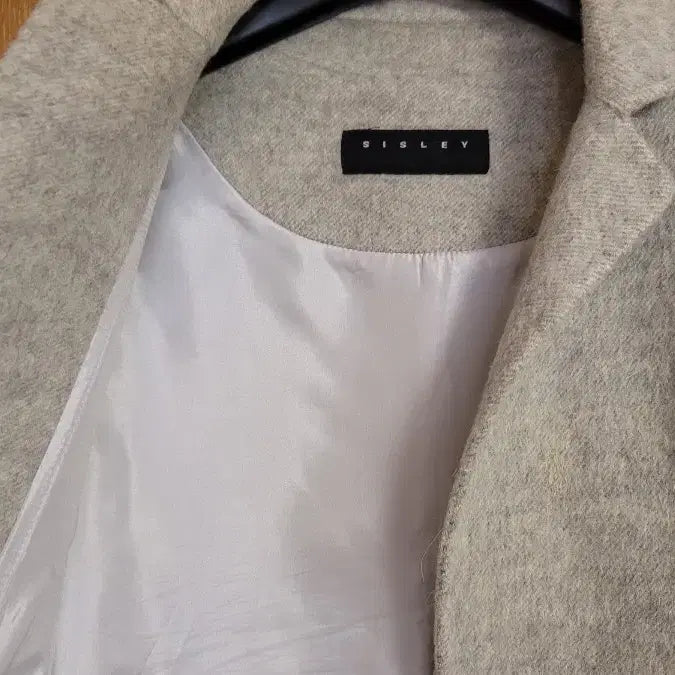 [BUNJANG] SISLEY Grey Long Coat / SISLEY |  그레이 모직 롱코트 55 | (모81알파카19)