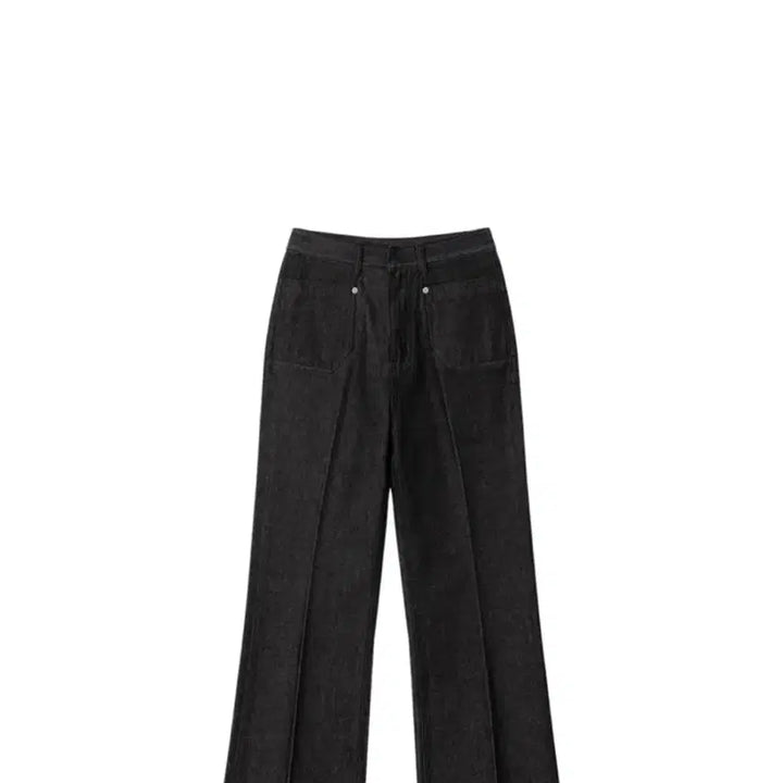 [SOLD OUT] (새상품)드로우핏 우먼 - 논 페이드 데님 슬랙스