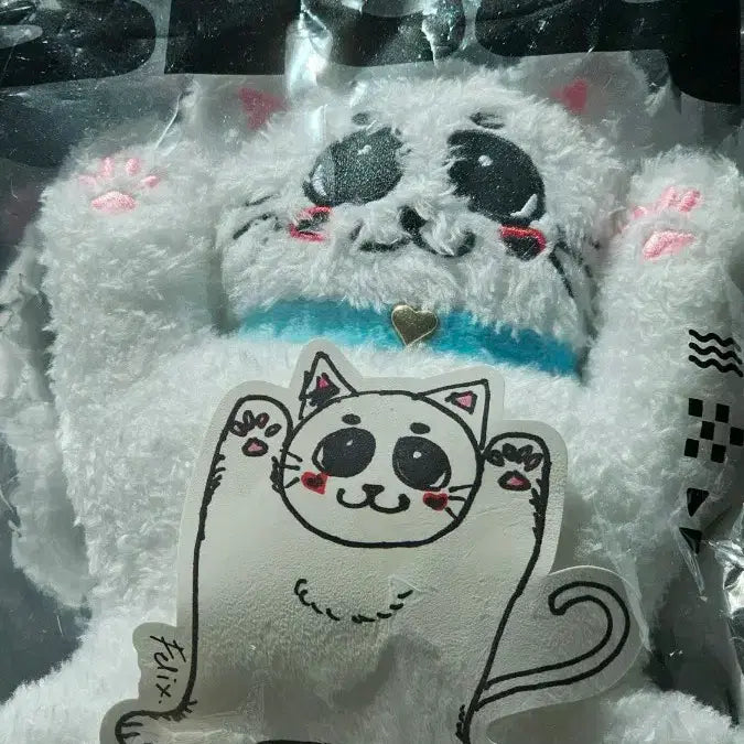 [BUNJANG] Custom Sauna Bag Charm Felix Cat Doll / 일본 사우나 커스텀 백참 필릭스 양도 felix 고양이 인형