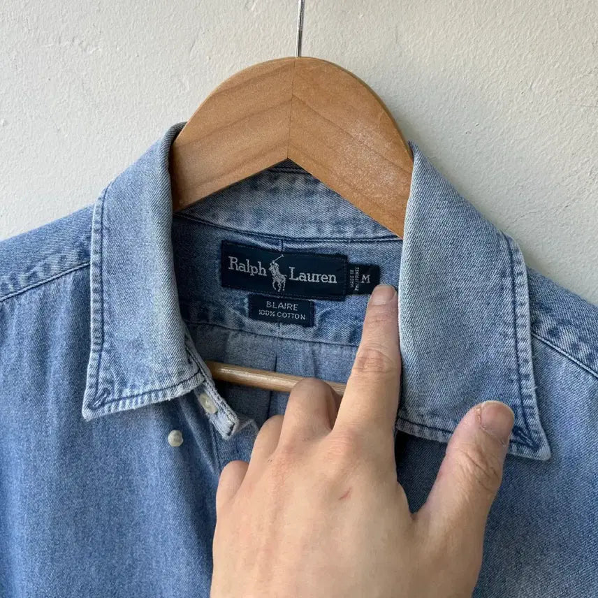 [BUNJANG] Polo Ralph Lauren Denim Shirt / 16307 - 폴로 랄프로렌 데님 셔츠