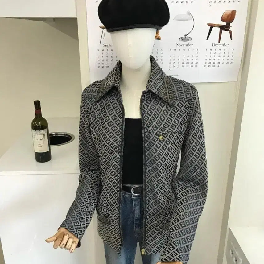 [BUNJANG] Fendi Zucchino Pattern Jacket / 펜디 주카패턴 자켓