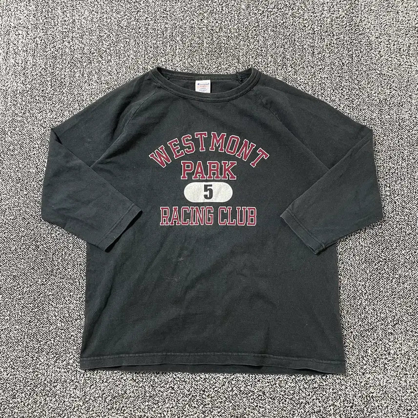 [BUNJANG] Champion Japan 3/4 Sleeve Rugby T-shirt / 빈티지9. 챔피온 재팬 7부소매 럭비 티셔츠 반팔