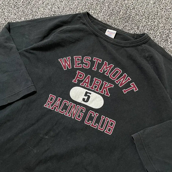 [BUNJANG] Champion Japan 3/4 Sleeve Rugby T-shirt / 빈티지9. 챔피온 재팬 7부소매 럭비 티셔츠 반팔