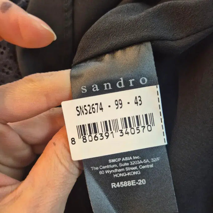 [BUNJANG] Sandro Black Mesh Cutout Sleeveless Dress Size 1 / 산드로 메쉬 컷아웃 슬리브리스 드레스 1사이즈