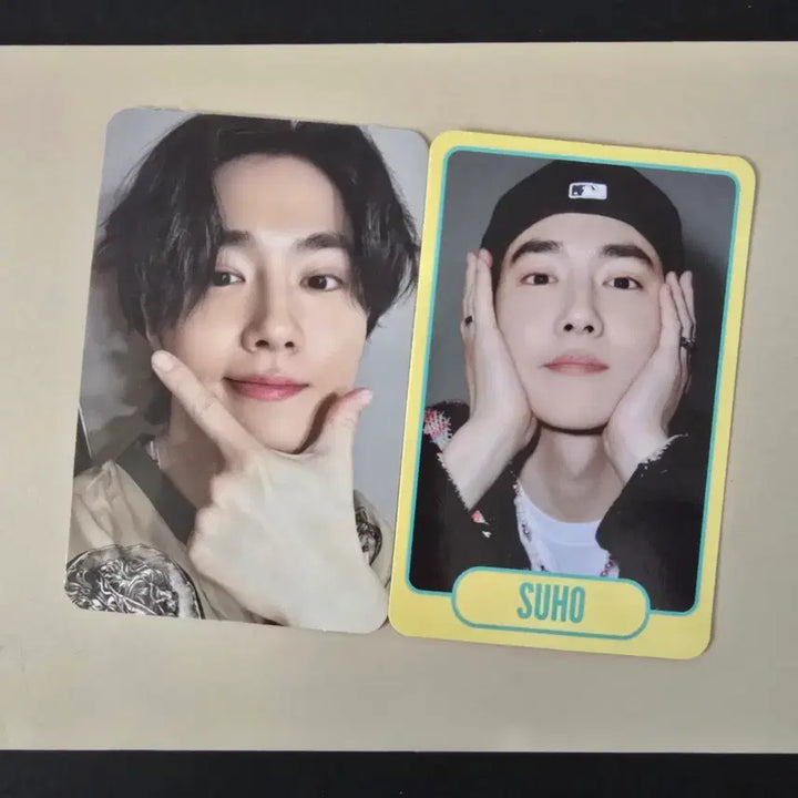 [BUNJANG] EXO Suho Cream Soda Photocard Set / 엑소 수호 크림소다 포카 2종 세트