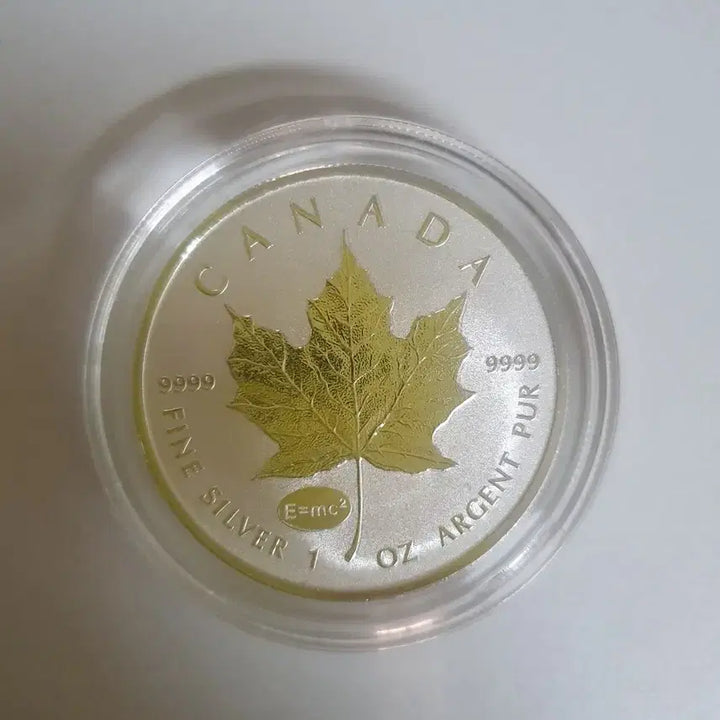 [BUNJANG] Canada Maple Leaf E=mc2 Privvy Silver Coin 1oz / 캐나다 메이플 리버스프루프 E=mc2 프리비 은화 1온스