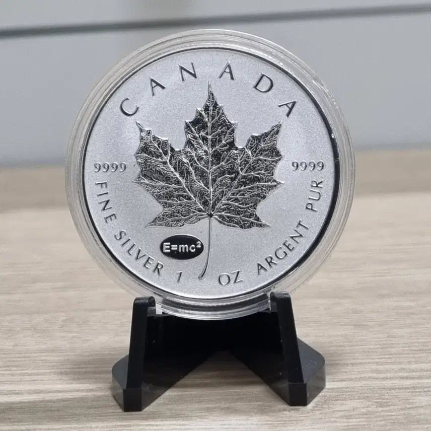[BUNJANG] Canada Maple Leaf E=mc2 Privvy Silver Coin 1oz / 캐나다 메이플 리버스프루프 E=mc2 프리비 은화 1온스