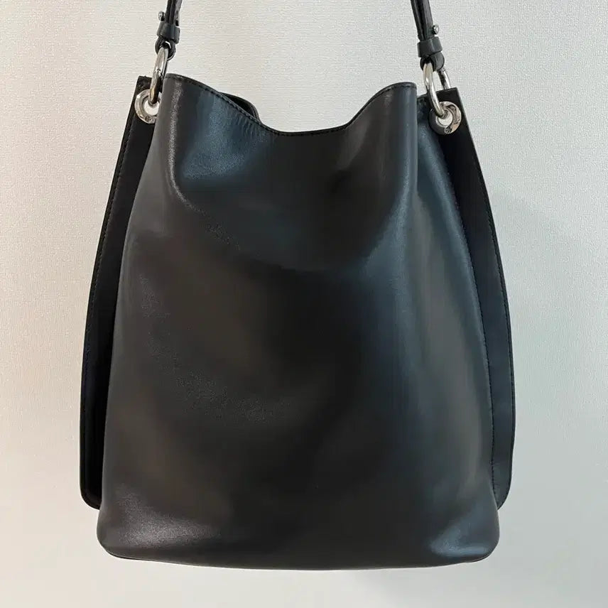 [BUNJANG] Ather &amp; Black Leather Hobo Shoulder Bag / 아더앤드 소가죽 호보백 숄더백 블랙