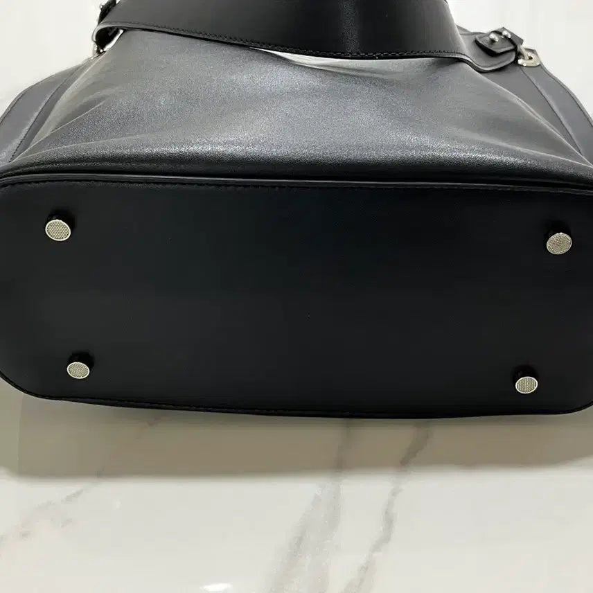 [BUNJANG] Ather &amp; Black Leather Hobo Shoulder Bag / 아더앤드 소가죽 호보백 숄더백 블랙