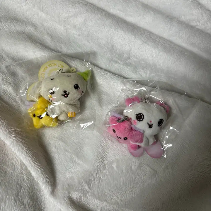 [BUNJANG] NCT WISH RyonRyon + Pang Mini WISH Doll Keyring Bundle Set / [미개봉] 엔시티위시 미니위시돌 룐룐+팡 키링 일괄양도