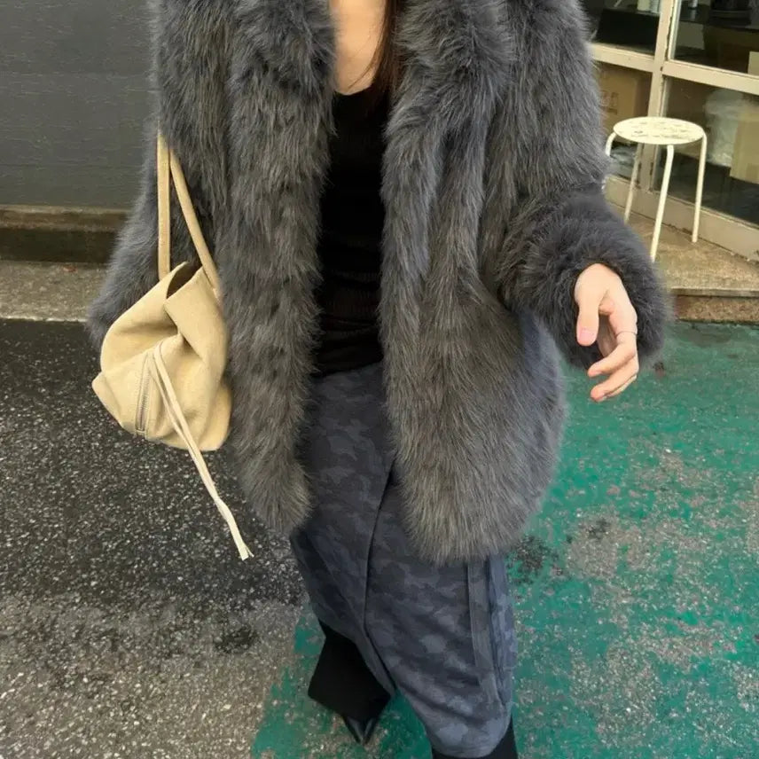 [SOLD OUT] 뮤로우 퍼 자켓