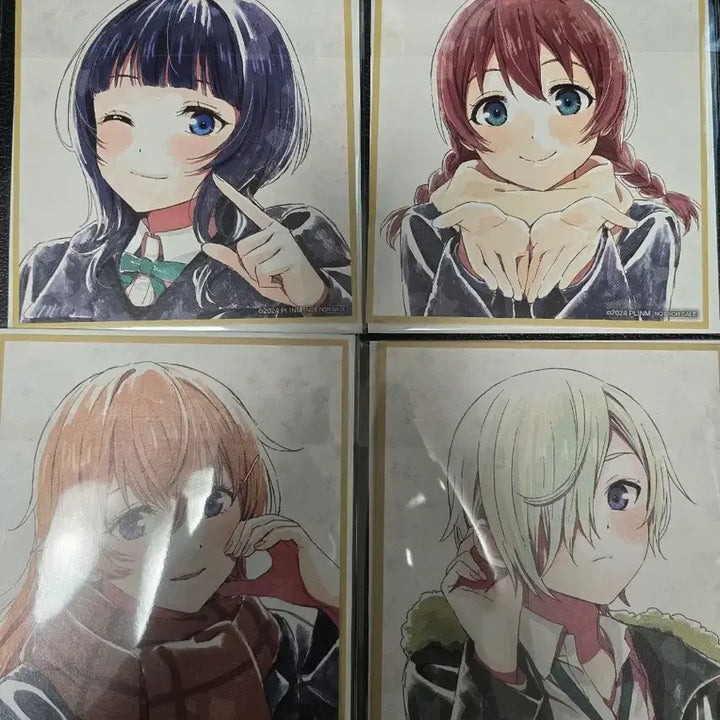 [BUNJANG] Love Live! Nijigasaki High School 3rd Grade Version Bundle Set / 러브라이브 색지 니지가사키 색지 3학년 ver 4종 일괄