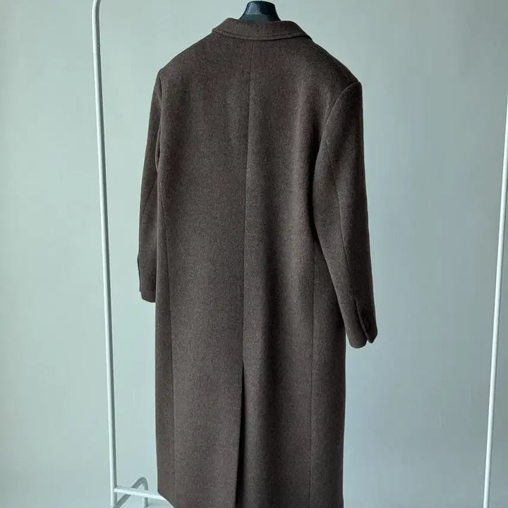 [BUNJANG] Facade Pattern Cashmere Double Coat Brown S / 파사드패턴 캐시미어 더블코트 브라운 S사이즈