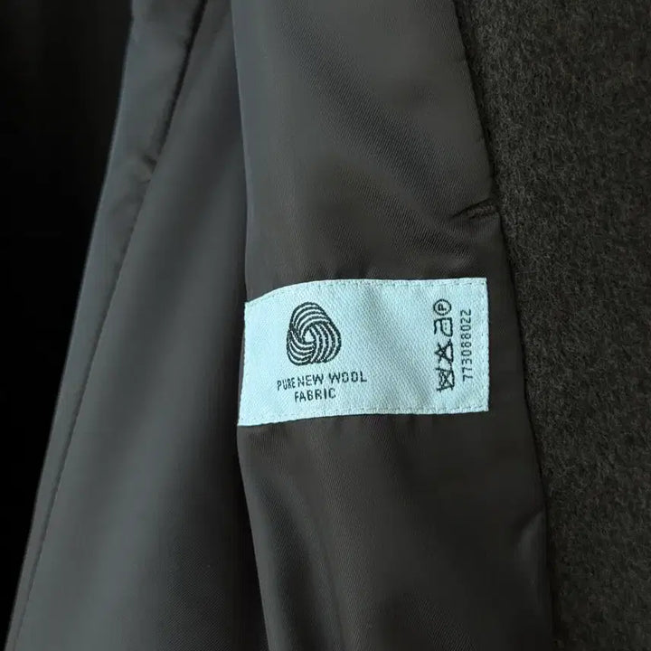 [BUNJANG] Facade Pattern Cashmere Double Coat Brown S / 파사드패턴 캐시미어 더블코트 브라운 S사이즈