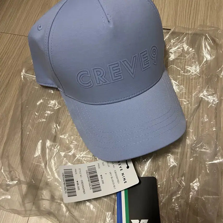 [BUNJANG] CREVE NINE Sky Blue Ball Cap / 크리브나인 CREVE NINE 하늘색 볼캡 골프