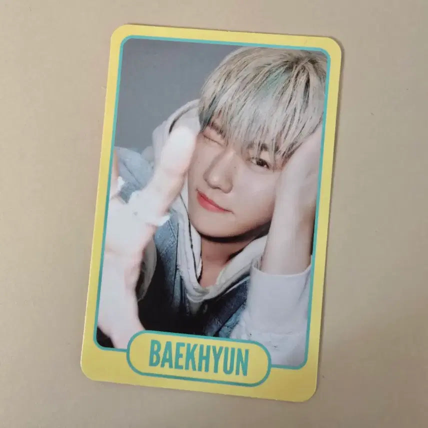 [BUNJANG] EXO Baekhyun Cream Soda Popup Photocard / 엑소 백현 크림소다 팝업 트레카