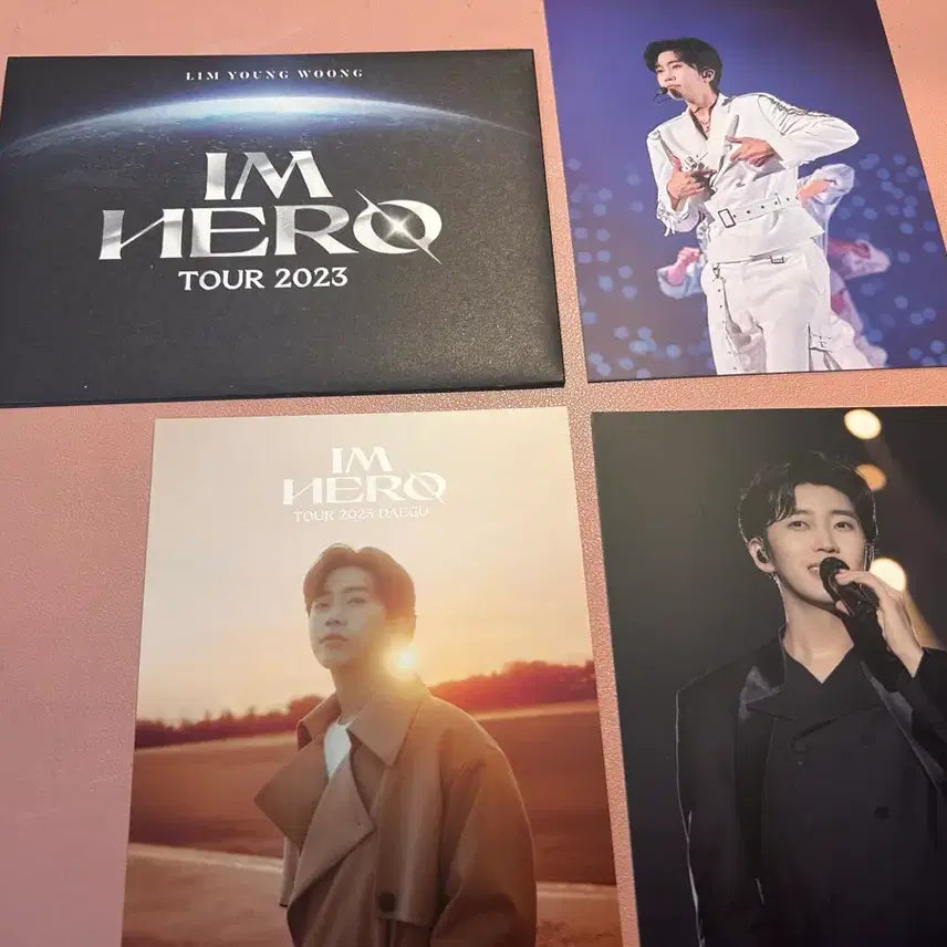 [BUNJANG] Lim Young Woong 2023 Postcard Bundle Set / 23년도 임영웅 엽서세트 일괄(광주,부산,대전,대구)