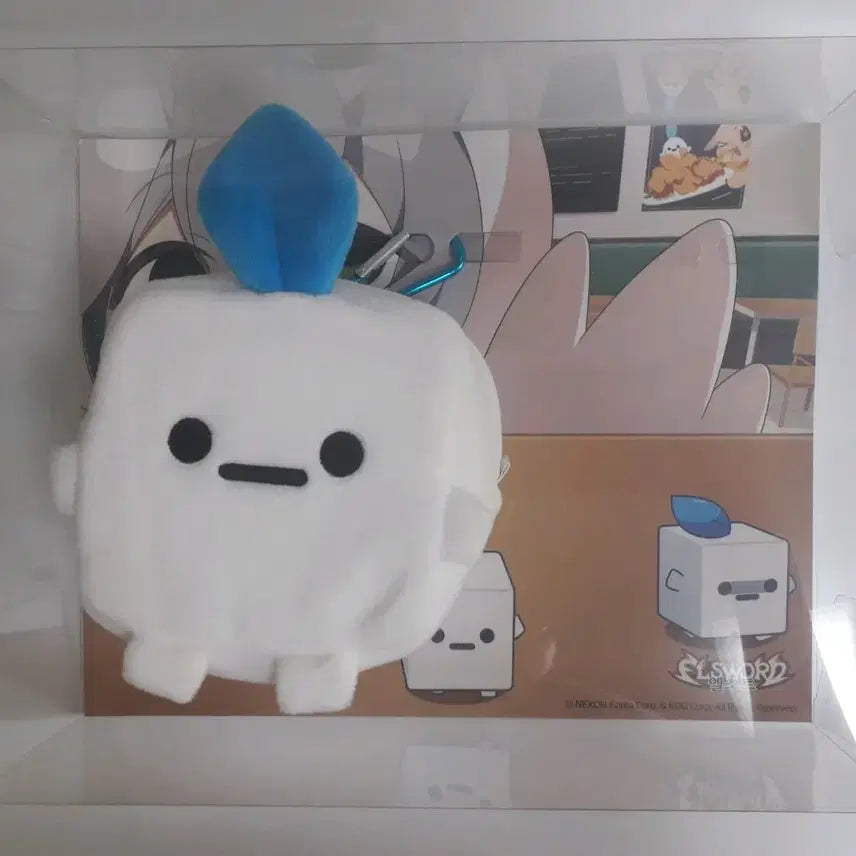 [BUNJANG] Nene Chicken Collaboration Elsword Muteongi Square Pouch / 키링x 무떵이 네모네무 파우치 엘소드 네네치킨 콜라보