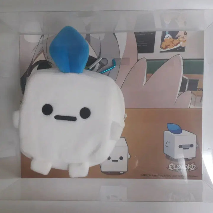 [BUNJANG] Nene Chicken Collaboration Elsword Muteongi Square Pouch / 키링x 무떵이 네모네무 파우치 엘소드 네네치킨 콜라보