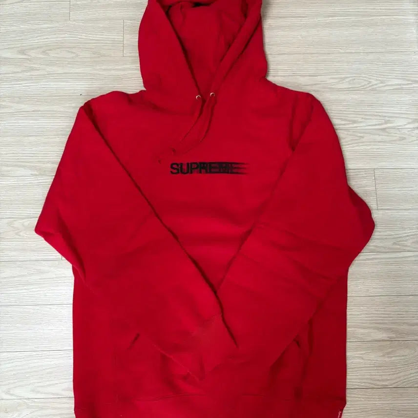 [BUNJANG] Supreme Motion Logo Hoodie Red (XL) / 슈프림 모션로고 후드 레드