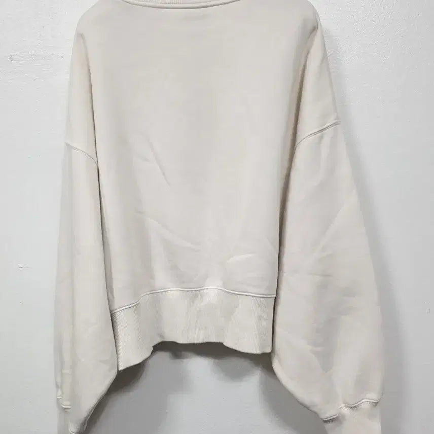 [BUNJANG] Nike Phoenix Fleece Crewneck Sweatshirt (White) - Size M / 나이키 흰색 피닉스 플리스 크루넥 기모 M사이즈