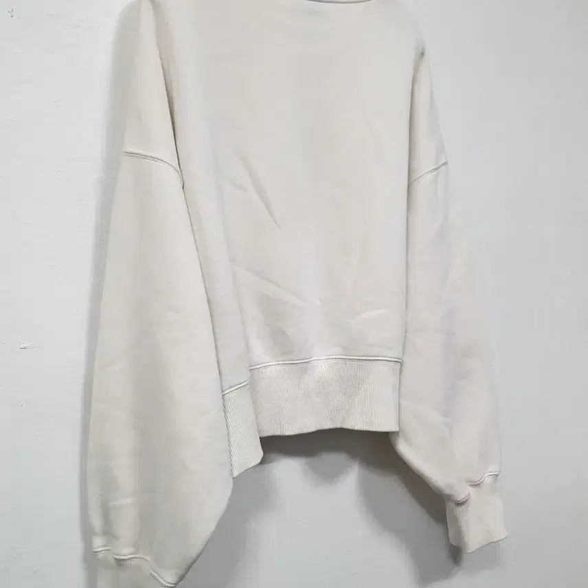 [BUNJANG] Nike Phoenix Fleece Crewneck Sweatshirt (White) - Size M / 나이키 흰색 피닉스 플리스 크루넥 기모 M사이즈