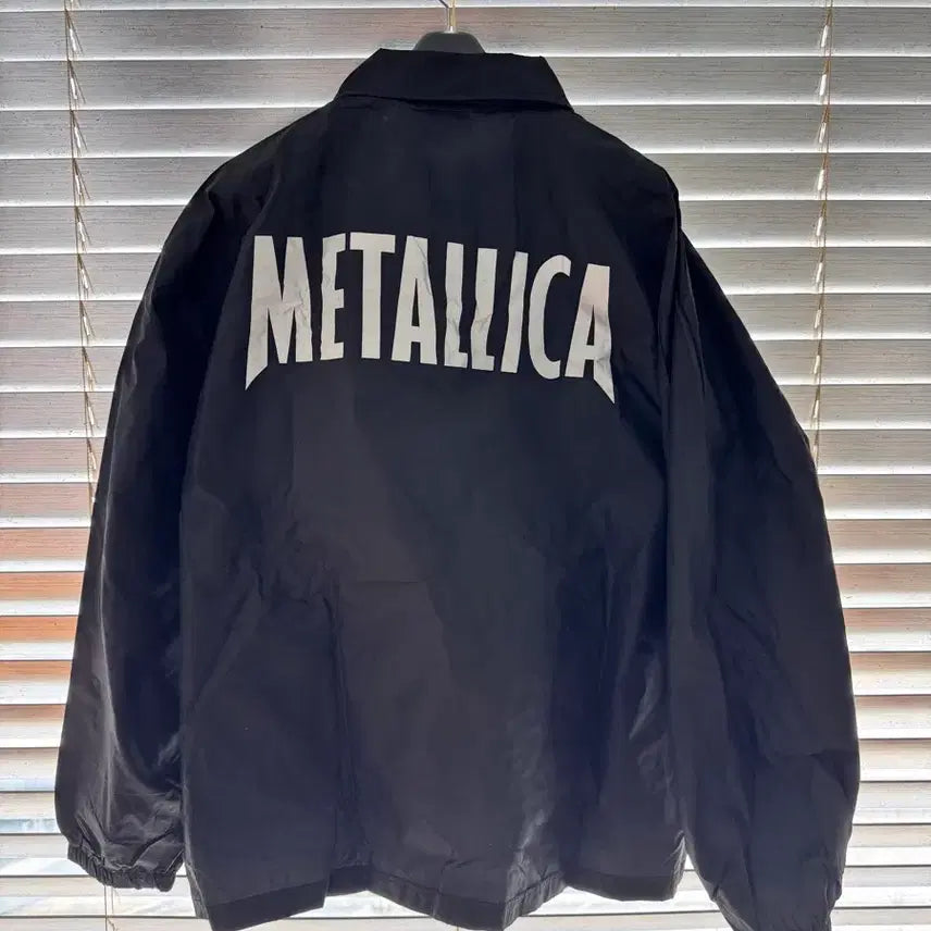 [BUNJANG] Metallica Ninja Star Coach Jacket / [XL] 90s 메탈리카 Ninja Star 코치자켓