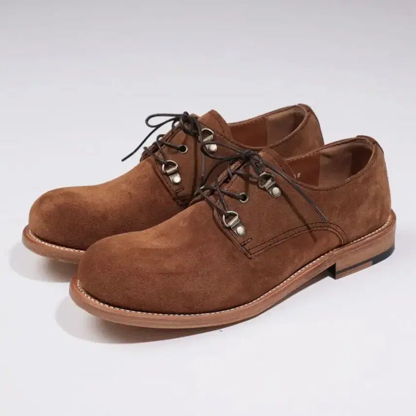 [BUNJANG] Brenno Welt 508 Italian Suede Work Derby Shoes / 브레노웰트 508 이태리스웨이드 워크더비 굿이어웰트 홍창
