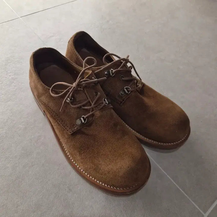 [BUNJANG] Brenno Welt 508 Italian Suede Work Derby Shoes / 브레노웰트 508 이태리스웨이드 워크더비 굿이어웰트 홍창