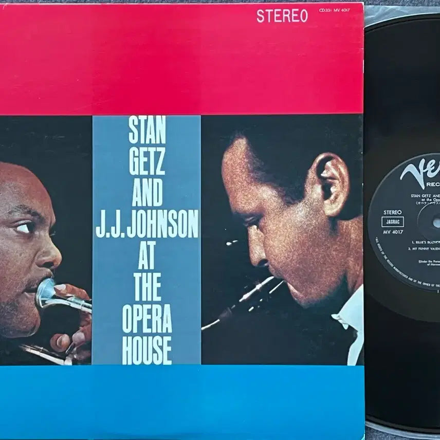 [BUNJANG] Stan Getz &amp; J.J. Johnson At The Opera House Vinyl Record / LP : Stan Getz And - At The Opera House