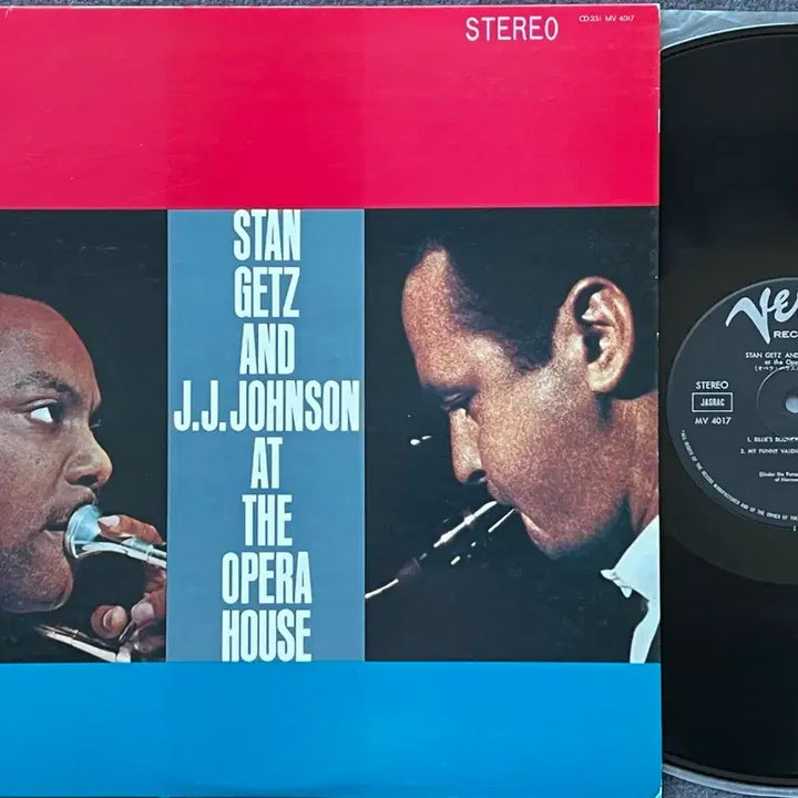 [BUNJANG] Stan Getz &amp; J.J. Johnson At The Opera House Vinyl Record / LP : Stan Getz And - At The Opera House