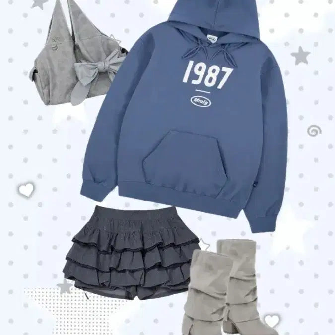 [BUNJANG] Mmlg 1987 MMLG Hoodie / Mmlg 1987 MMLG 후드 (거의 새상품)