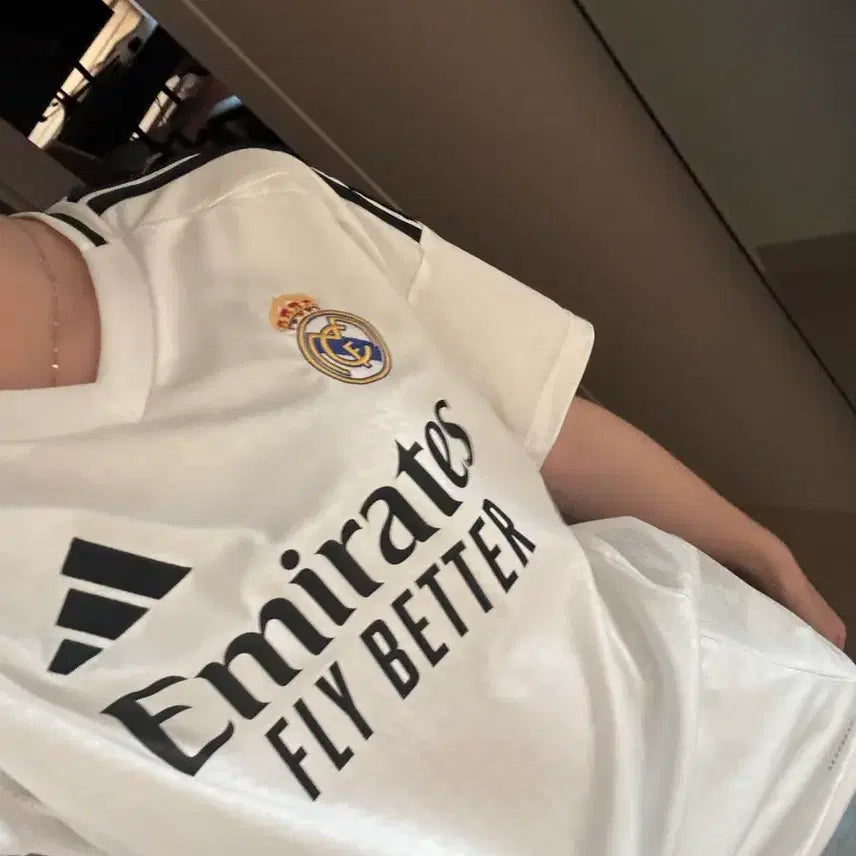 [BUNJANG] Adidas Real Madrid White Soccer Jersey / 레알 마드리드 흰색 축구 유니폼