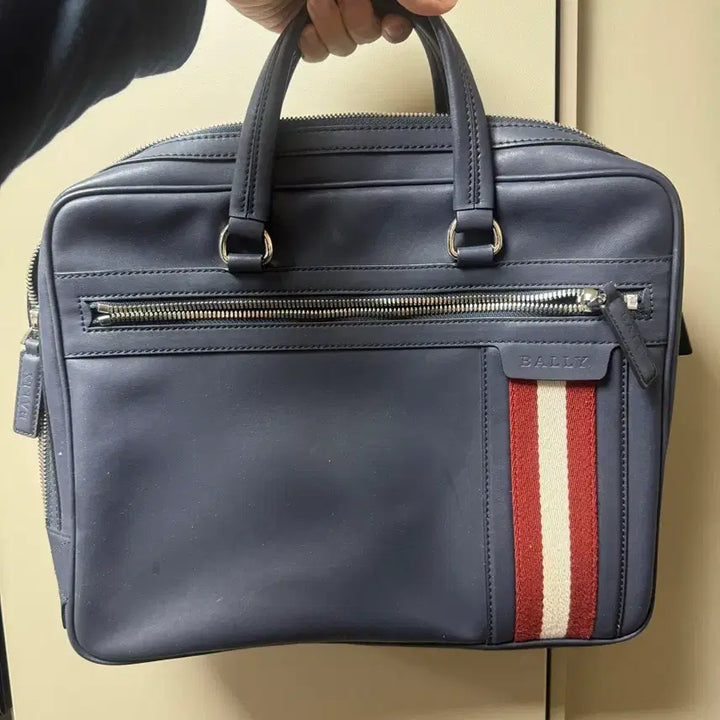 [SOLD OUT] 발리 Bally 스트라이프 브리프케이스 네이비 / 정품 / 단종 모델 /
