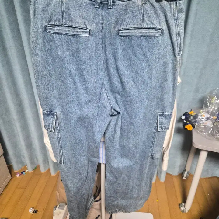 [BUNJANG] Juun.J Wide Cargo Denim Pants / [46]준지 와이드 카고 데님팬츠