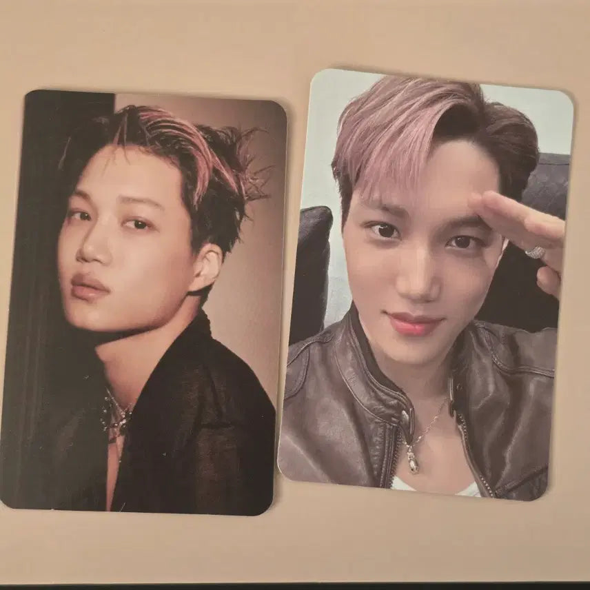 [BUNJANG] EXO Kai Cream Soda Popup Photocard Set / 엑소 카이 크림소다 팝업 트레카 2종 세트