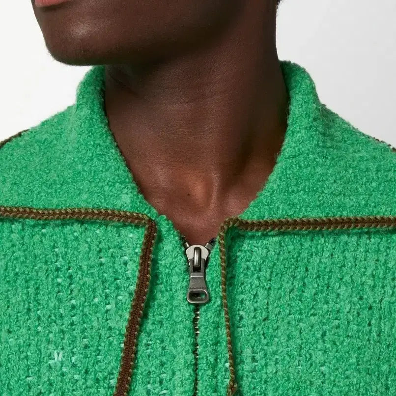 [BUNJANG] Andersson Bell Green Knit L / 앤더슨벨  테틀린 하프 집업 스웨터 그린