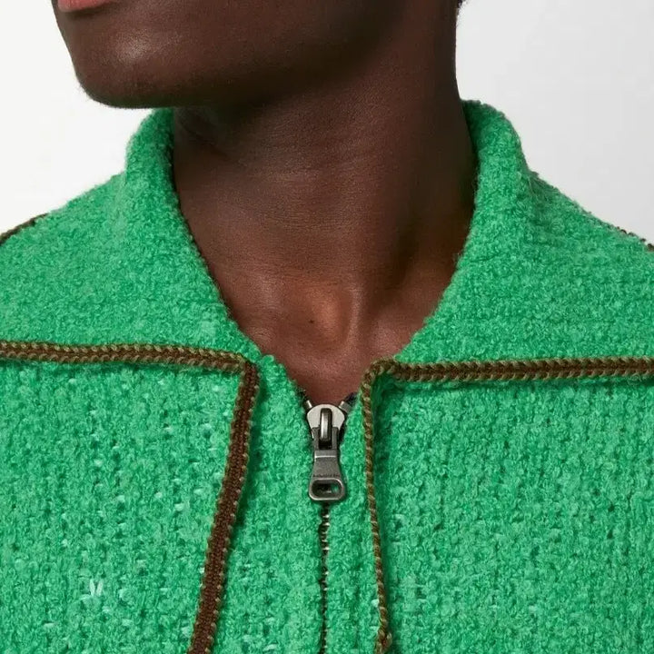 [BUNJANG] Andersson Bell Green Knit L / 앤더슨벨  테틀린 하프 집업 스웨터 그린