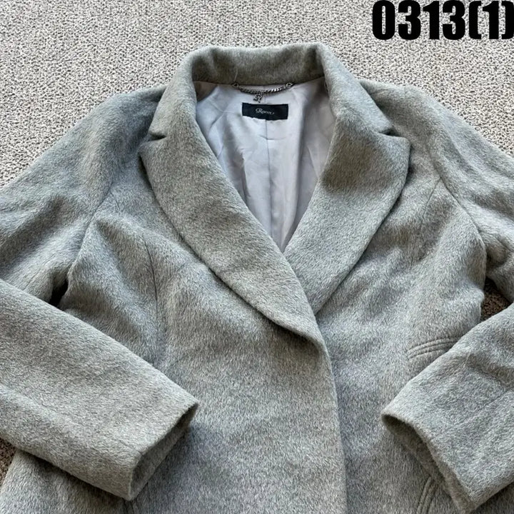 [SOLD OUT] Roem 울 혼방 그레이 코트 M