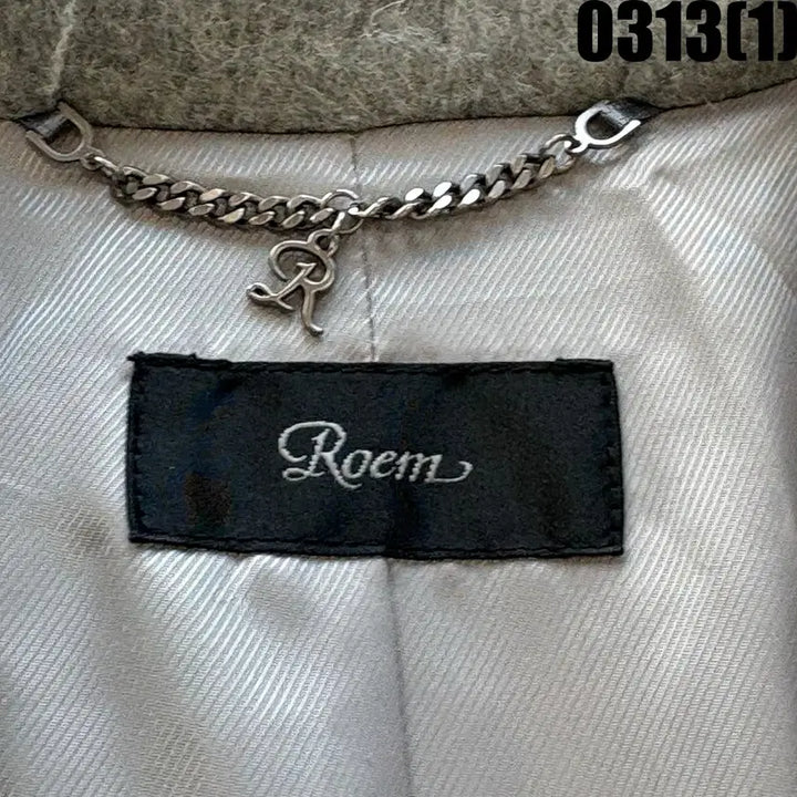 [SOLD OUT] Roem 울 혼방 그레이 코트 M