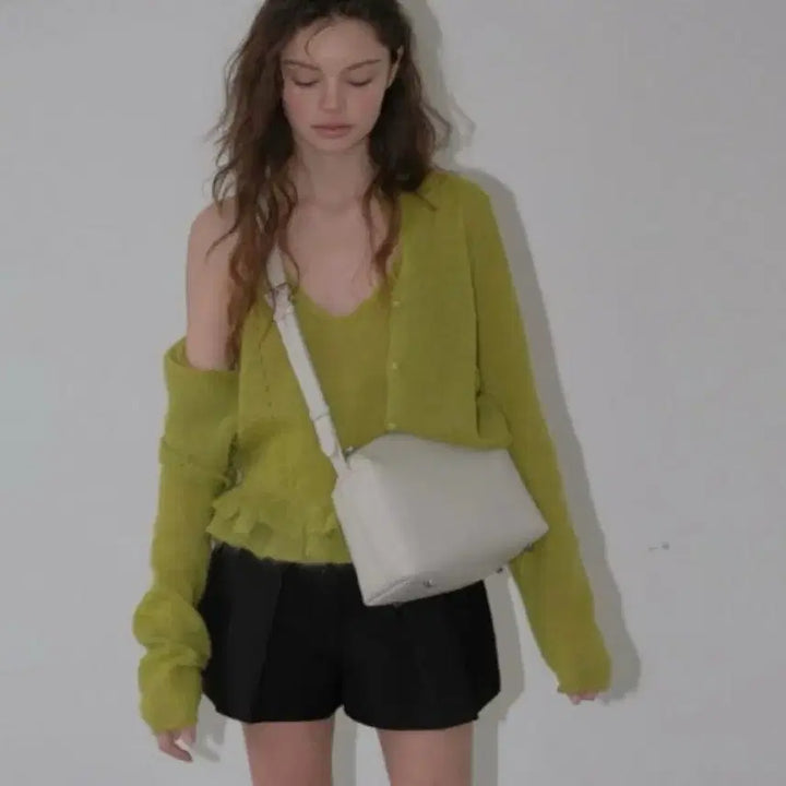 [BUNJANG] Poeto Melts Cardigan Set - Apple / 포에토 멜츠가디건 세트 애플