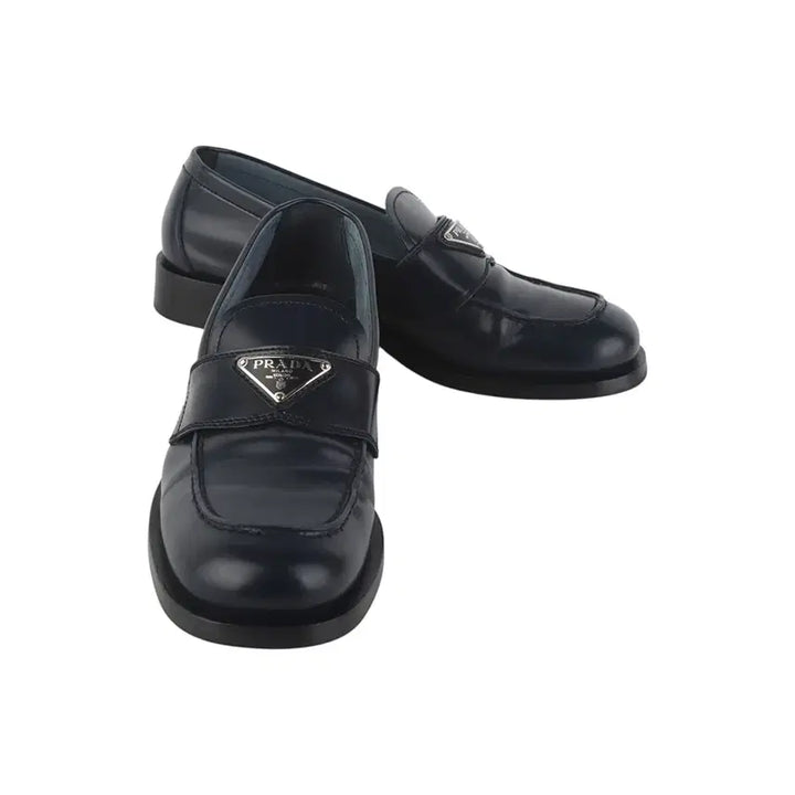 [BUNJANG] Prada 1D902M Brushed Leather Loafers / 프라다 1D902M 삼각로고 브러쉬드 모카신 로퍼 39 36780-3