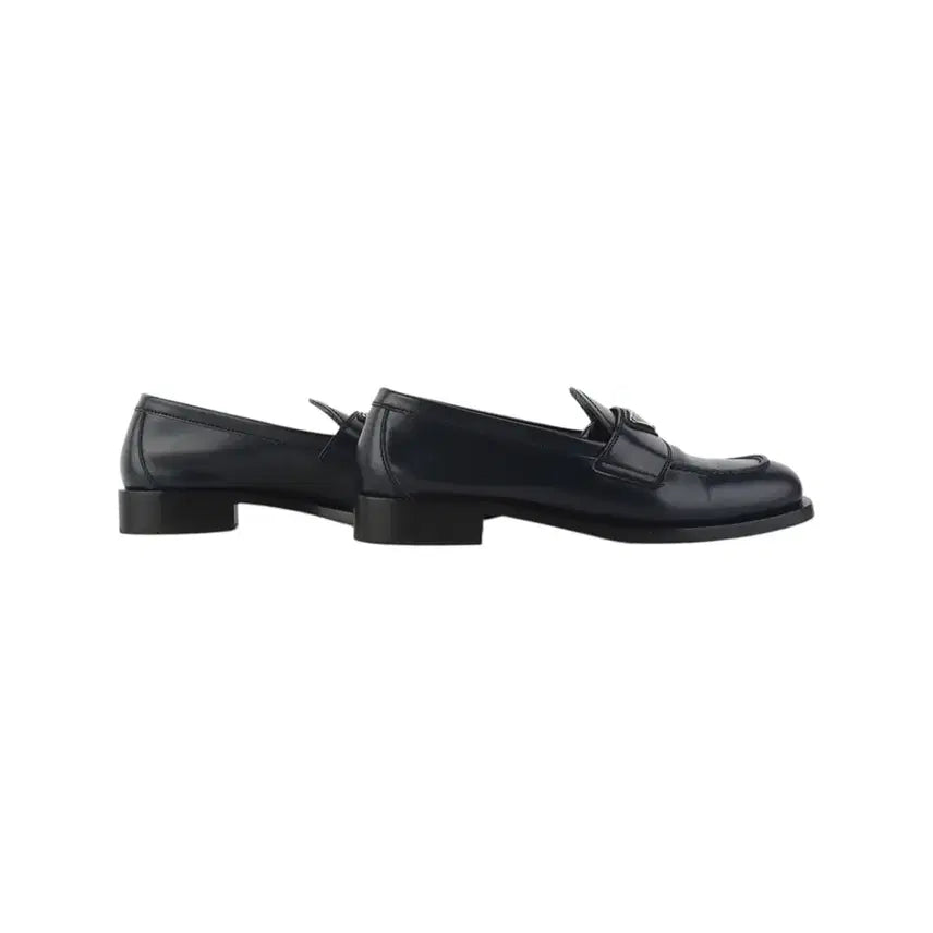 [BUNJANG] Prada 1D902M Brushed Leather Loafers / 프라다 1D902M 삼각로고 브러쉬드 모카신 로퍼 39 36780-3