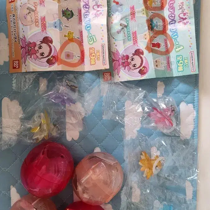 [BUNJANG] Ojamajo Doremi Mejirushi Gacha Figures Set 5 &amp; 4 Sealed / 오자마녀 꼬마마법사 도레미 메지루시 5탄/4탄 가챠 미개봉 보라 변신복