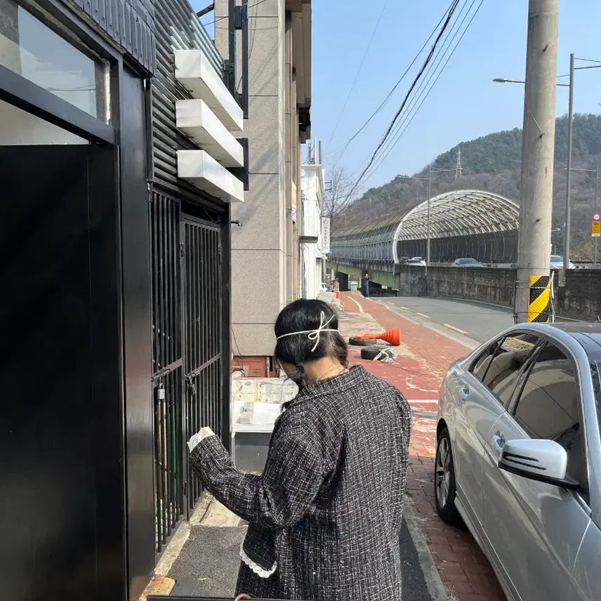 [BUNJANG] Oversized Tweed Jacket / 여성오버핏트위드자켓