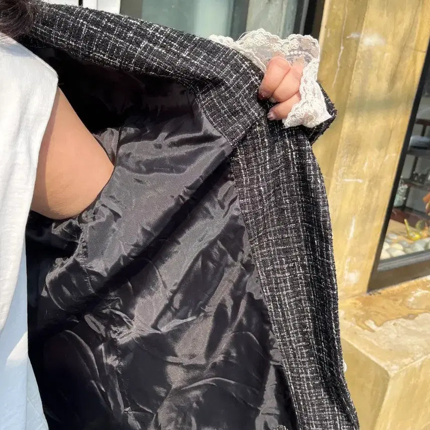 [BUNJANG] Oversized Tweed Jacket / 여성오버핏트위드자켓