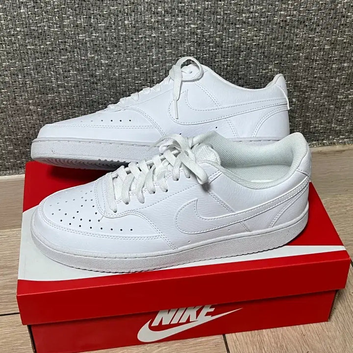 [BUNJANG] Nike Court Vision Low Next Nature White Sneakers / 나이키 코트 비전 로우 넥스트 네이처 화이트 270