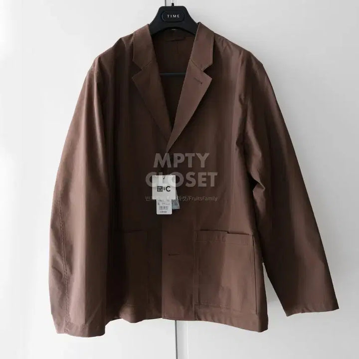 [BUNJANG] Uniqlo C 25ss Work Jacket &amp; Pants Set / [XL,L] 유니클로C 25ss 워크자켓&amp;팬츠 셋업 34brown